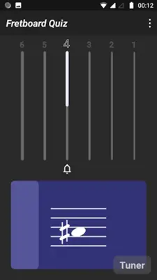 Guitar Fretboard Quiz & Tuner android App screenshot 2