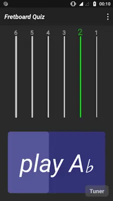 Guitar Fretboard Quiz & Tuner android App screenshot 3